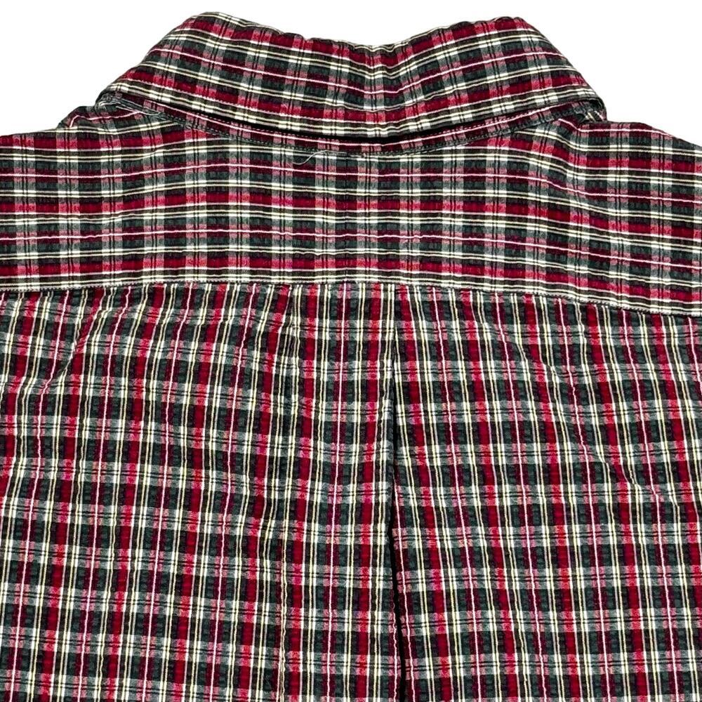 Men's Ralph Lauren Blake Collection Plaid Button Down Short Sleeve Shirt Size XL - Picture 6 of 7